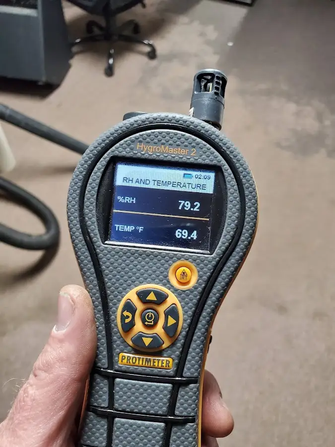 Moisture meter humidity assessment for Fire & Smoke Damage Restoration in Hollis